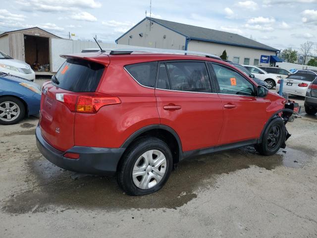  TOYOTA RAV4 2015 Красный