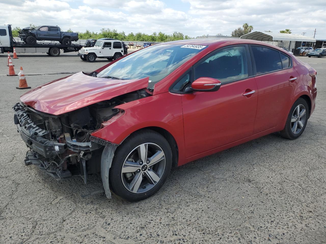 2018 Kia Forte Lx de vânzare în Fresno, CA - Front End
