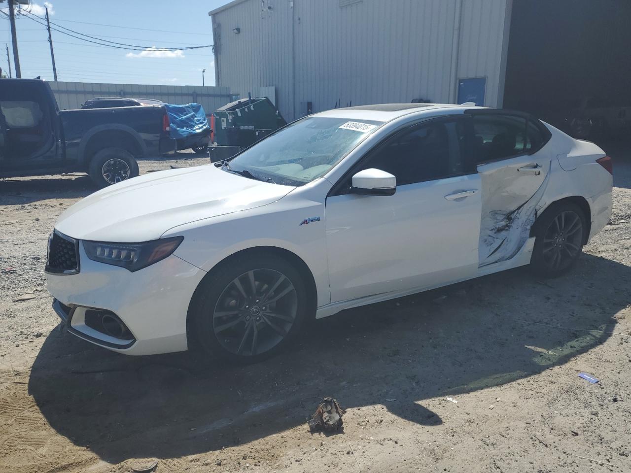 2018 Acura Tlx Tech+A zu verkaufen in Jacksonville, FL - Side