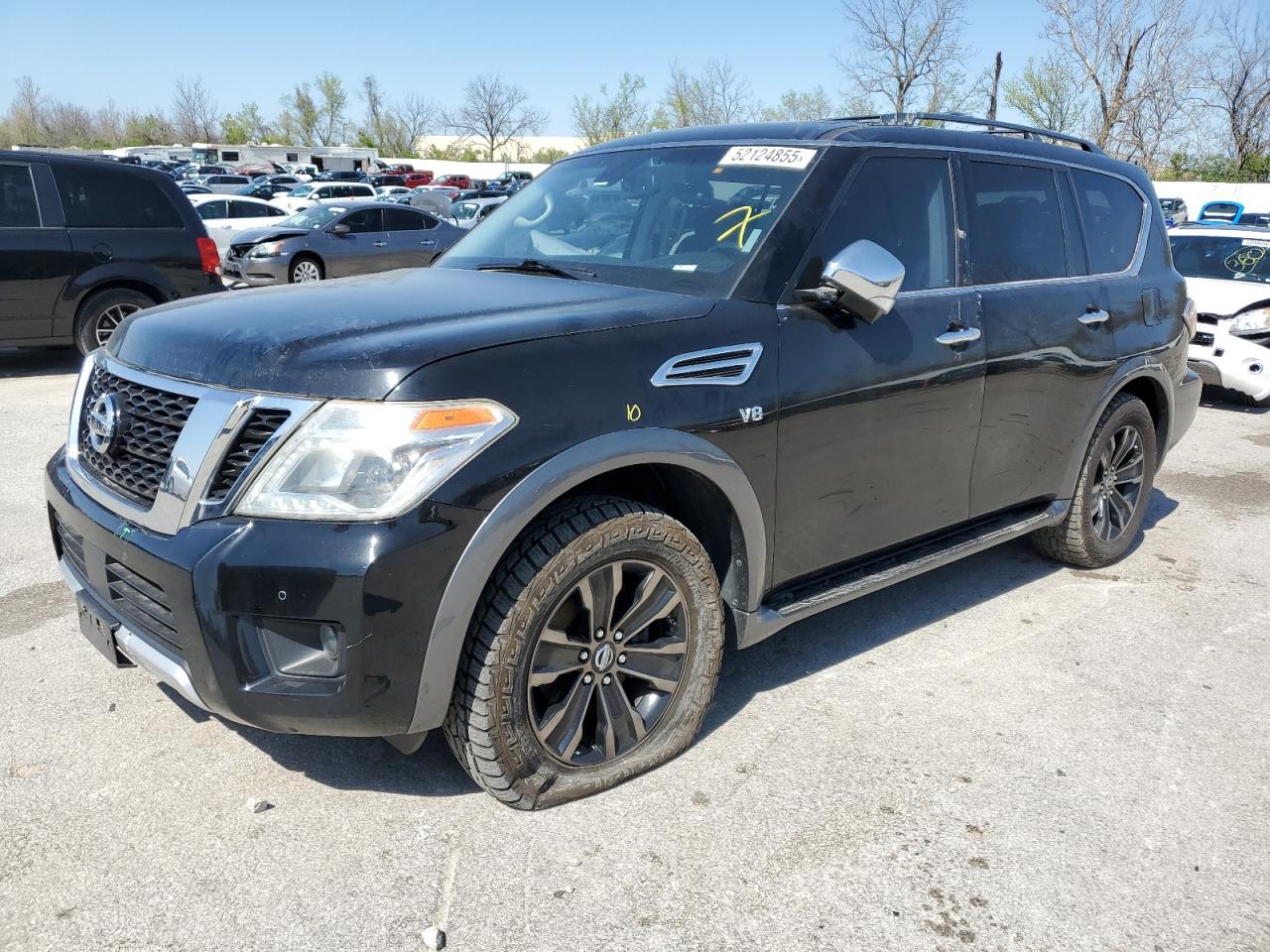 2017 Nissan Armada Platinum للبيع في Bridgeton، MO - Front End