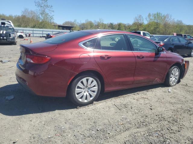 Sedans CHRYSLER 200 2015 Red