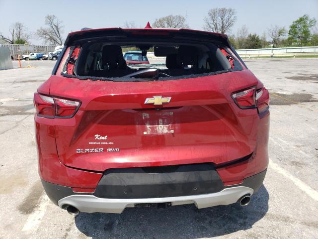  CHEVROLET BLAZER 2021 Czerwony