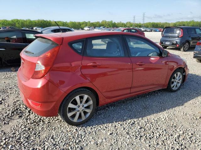  HYUNDAI ACCENT 2013 Червоний