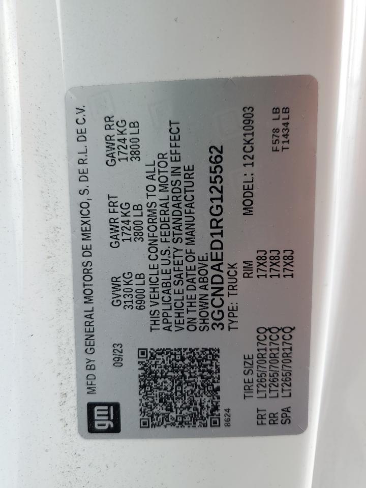 VIN: 3GCNDAED1RG125562 2024 CHEVROLET ALL Models