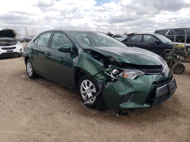  TOYOTA COROLLA 2015 Zielony