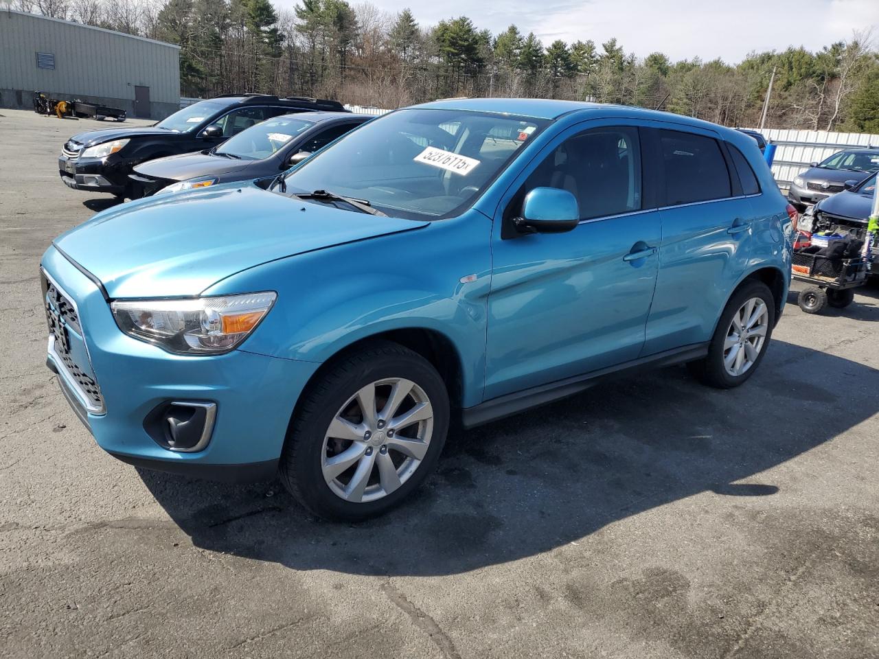 2014 Mitsubishi Outlander Sport Se იყიდება Exeter-ში, RI - Frame Damage