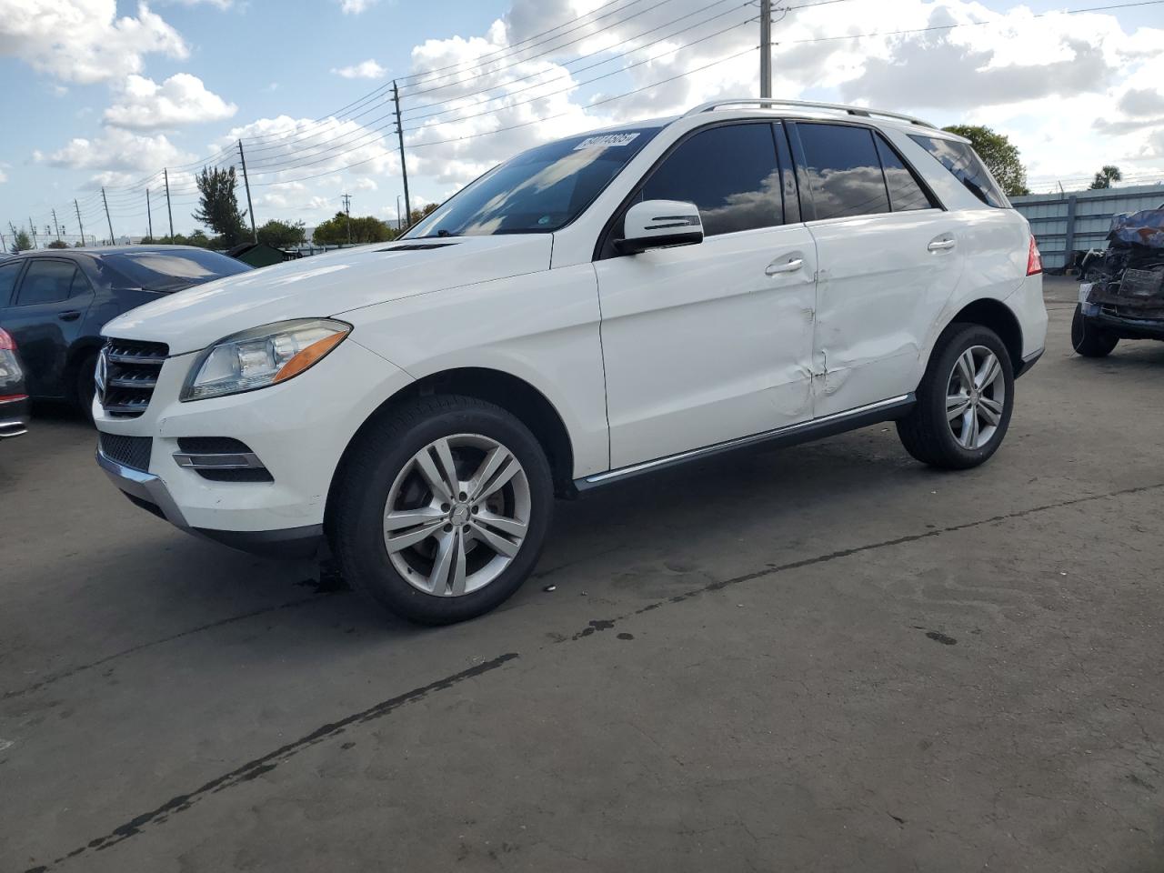 2015 Mercedes-Benz Ml 250 Bluetec en Venta en Miami, FL - Side