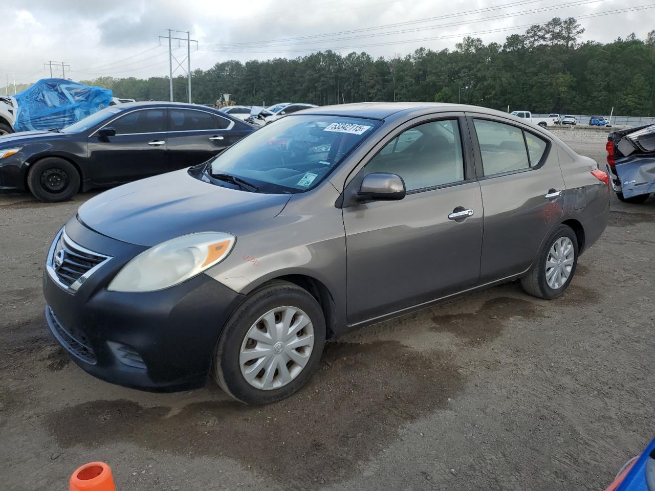2012 Nissan Versa S на продаже в Greenwell Springs, LA - Front End