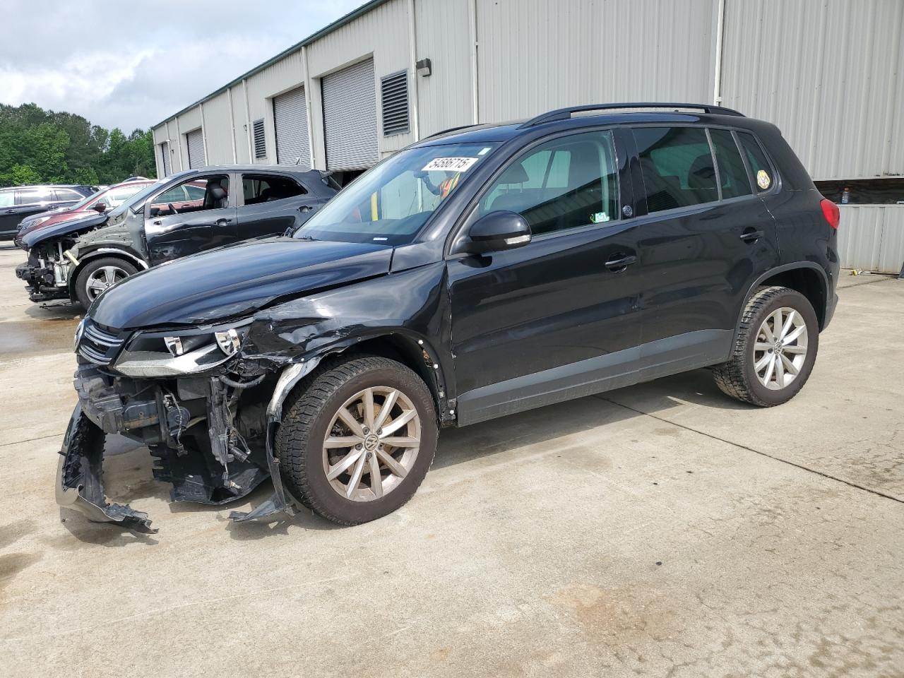 2017 Volkswagen Tiguan Wolfsburg იყიდება Gaston-ში, SC - Front End