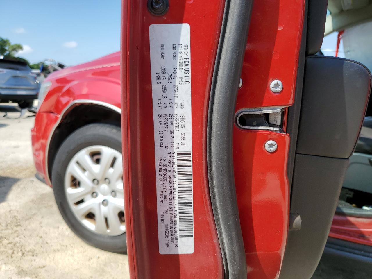 2016 Dodge Journey Se VIN: 3C4PDCAB3GT116116 Lot: 51520835