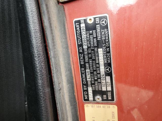 1976 MERCEDES BENZ 450 SLC  