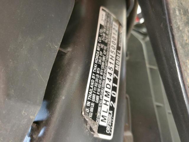  HONDA CRF CYCLE 2017 Два тони