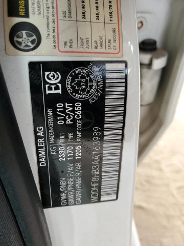 2010 MERCEDES-BENZ E 350 4MATIC