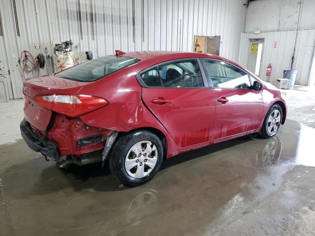 Sedans KIA FORTE 2016 Czerwony