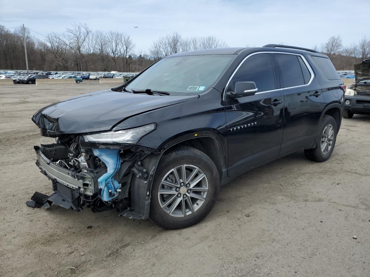 2022 Chevrolet Traverse Lt იყიდება Marlboro-ში, NY - Front End