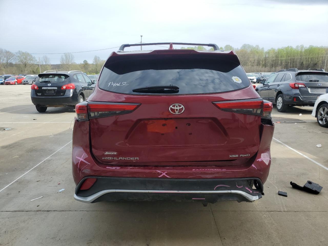 2021 Toyota Highlander Xse VIN: 5TDJZRBH8MS146280 Lot: 52402445