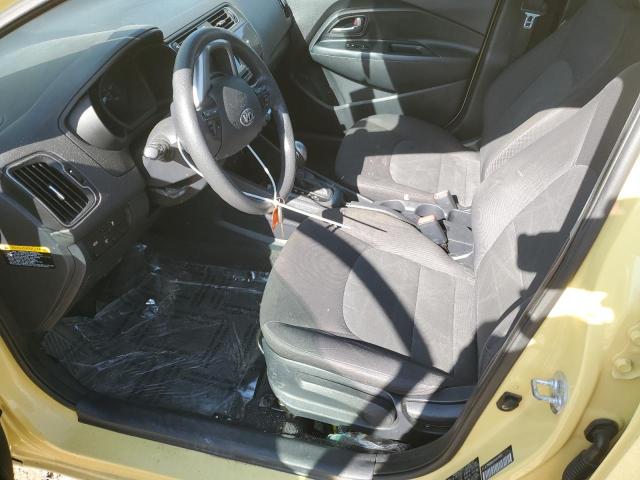  KIA RIO 2016 Желтый