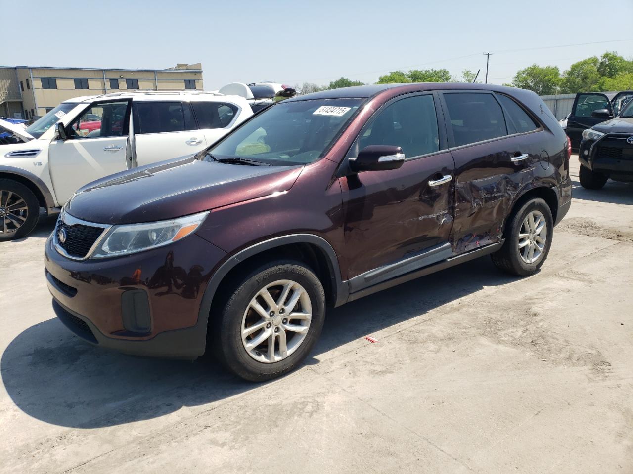 2015 Kia Sorento Lx for Sale in Wilmer, TX - Side
