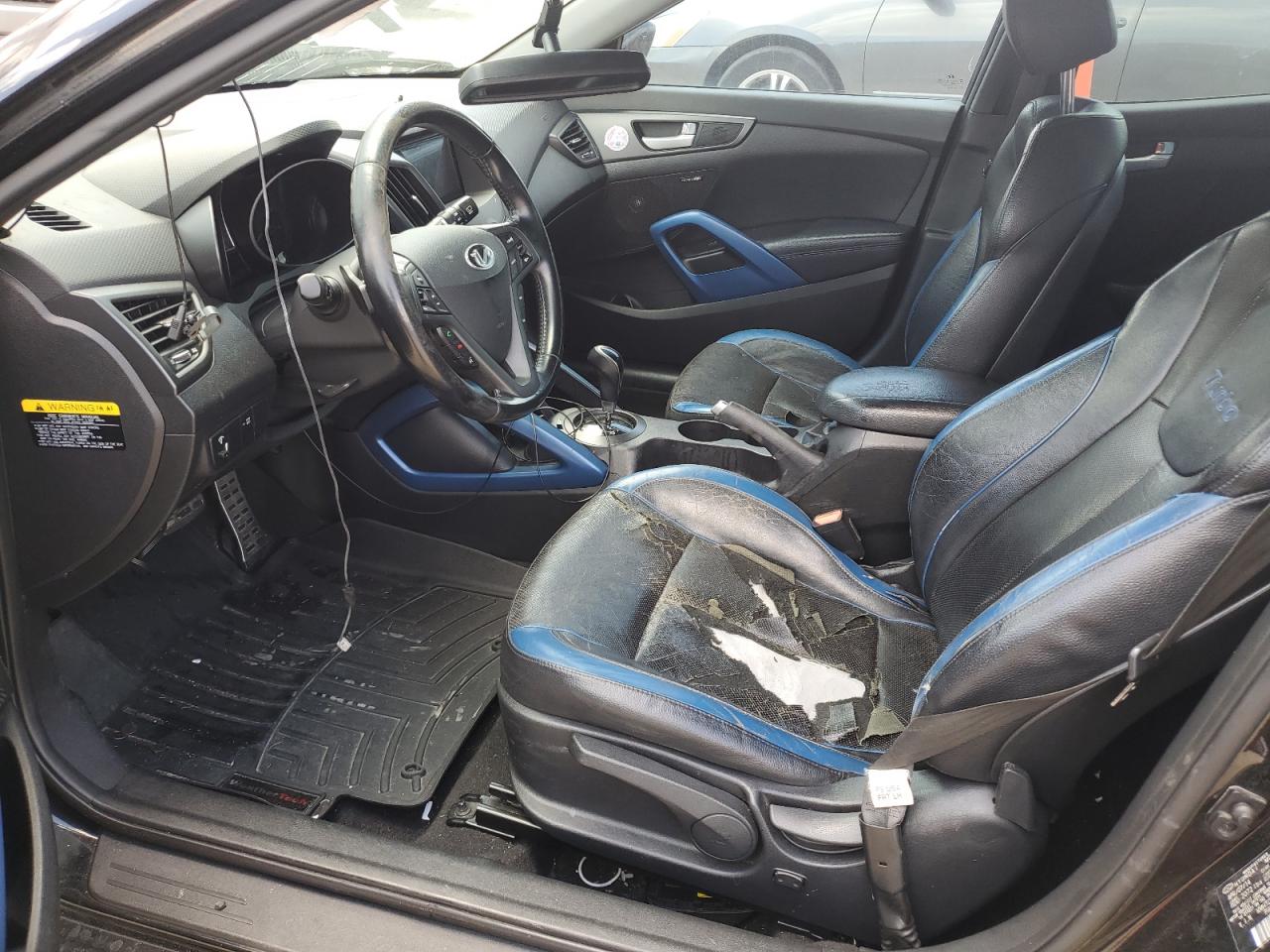 2014 Hyundai Veloster Turbo VIN: KMHTC6AE2EU210645 Lot: 55071505