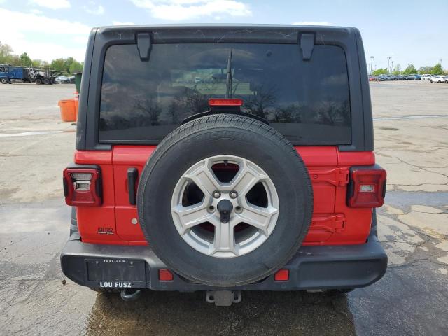 JEEP WRANGLER 2019 Czerwony