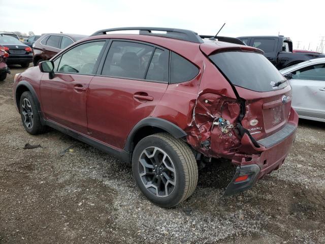  SUBARU CROSSTREK 2017 Czerwony