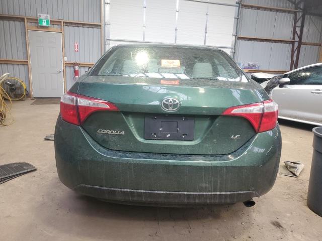  TOYOTA COROLLA 2015 Зеленый