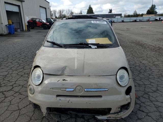  FIAT 500 2012 tan