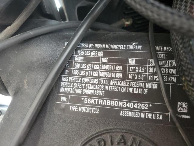 2022 INDIAN MOTORCYCLE CO. ROADMASTER 