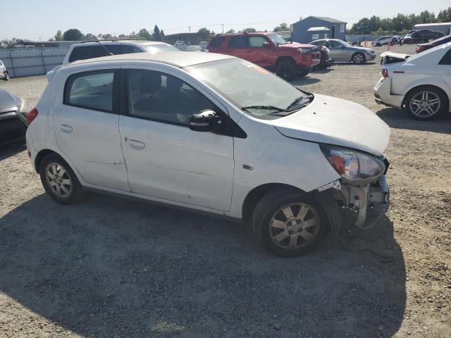 Hatchbacks MITSUBISHI MIRAGE 2015 Biały