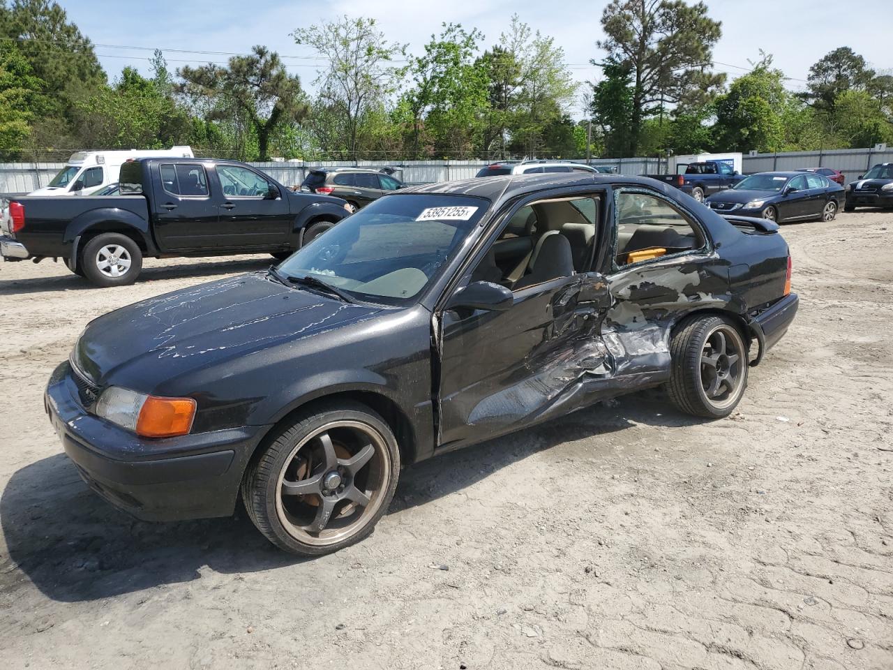 1997 TOYOTA TERCEL BLACK VIN: JT2AC52L1V0269785