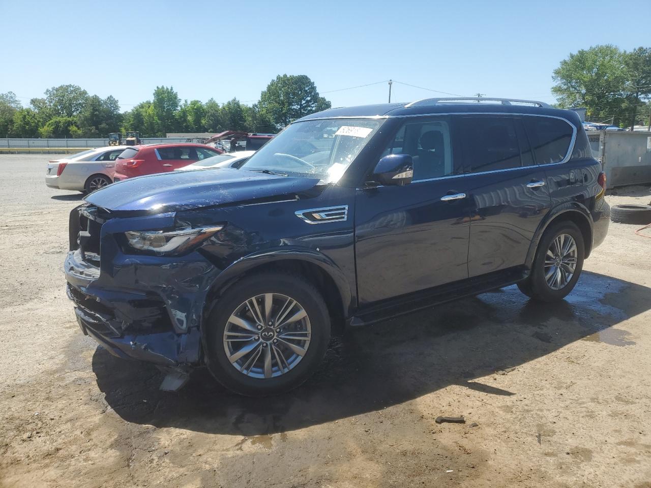 2021 Infiniti Qx80 Luxe de vânzare în Shreveport, LA - Front End