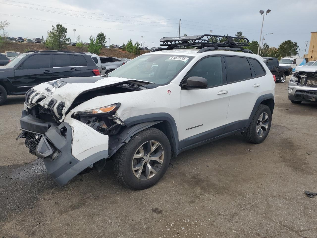 2016 Jeep Cherokee Trailhawk იყიდება Gaston-ში, SC - Front End