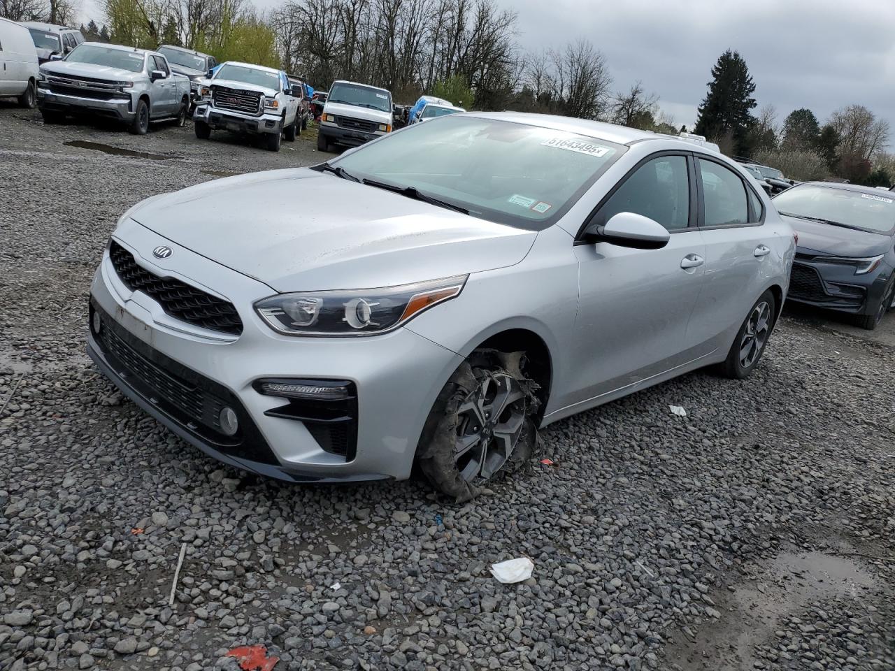 2020 Kia Forte Fe de vânzare în Portland, OR - Side