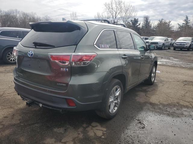 TOYOTA HIGHLANDER 2016 Зеленый