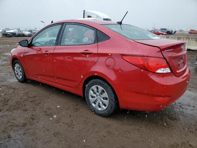  HYUNDAI ACCENT 2016 Красный