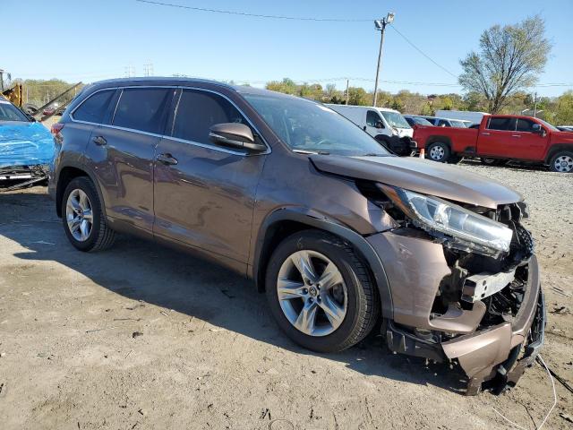  TOYOTA HIGHLANDER 2017 Brown