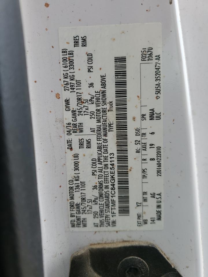 1FTMF1C84GKE54113 FORD All Models 2016
