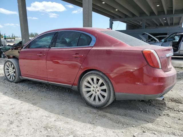  LINCOLN MKS 2012 Czerwony