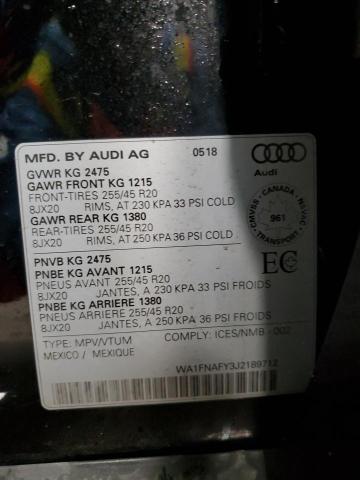 2018 AUDI Q5 TECHNIK S-LINE