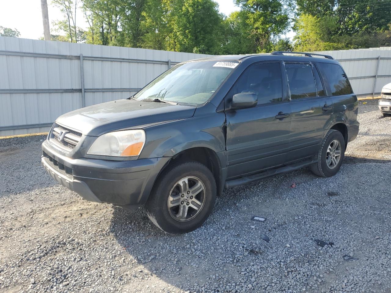2003 Honda Pilot Exl de vânzare în Gastonia, NC - Front End