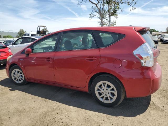  TOYOTA PRIUS 2013 Червоний