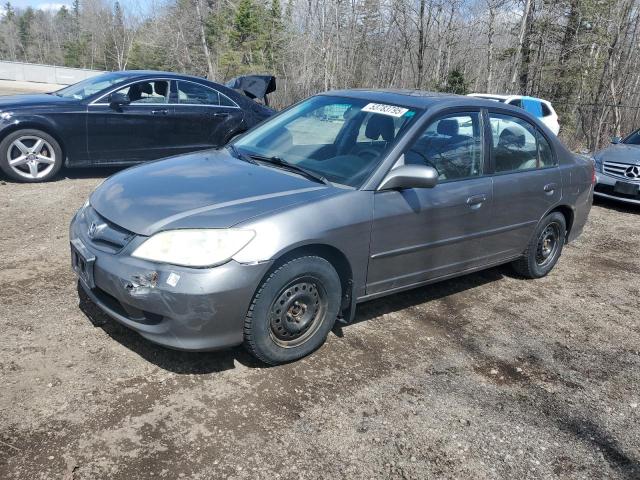 2005 HONDA CIVIC LX à vendre chez Copart ON - COOKSTOWN