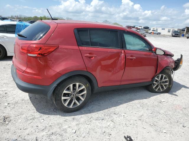  KIA SPORTAGE 2015 Czerwony
