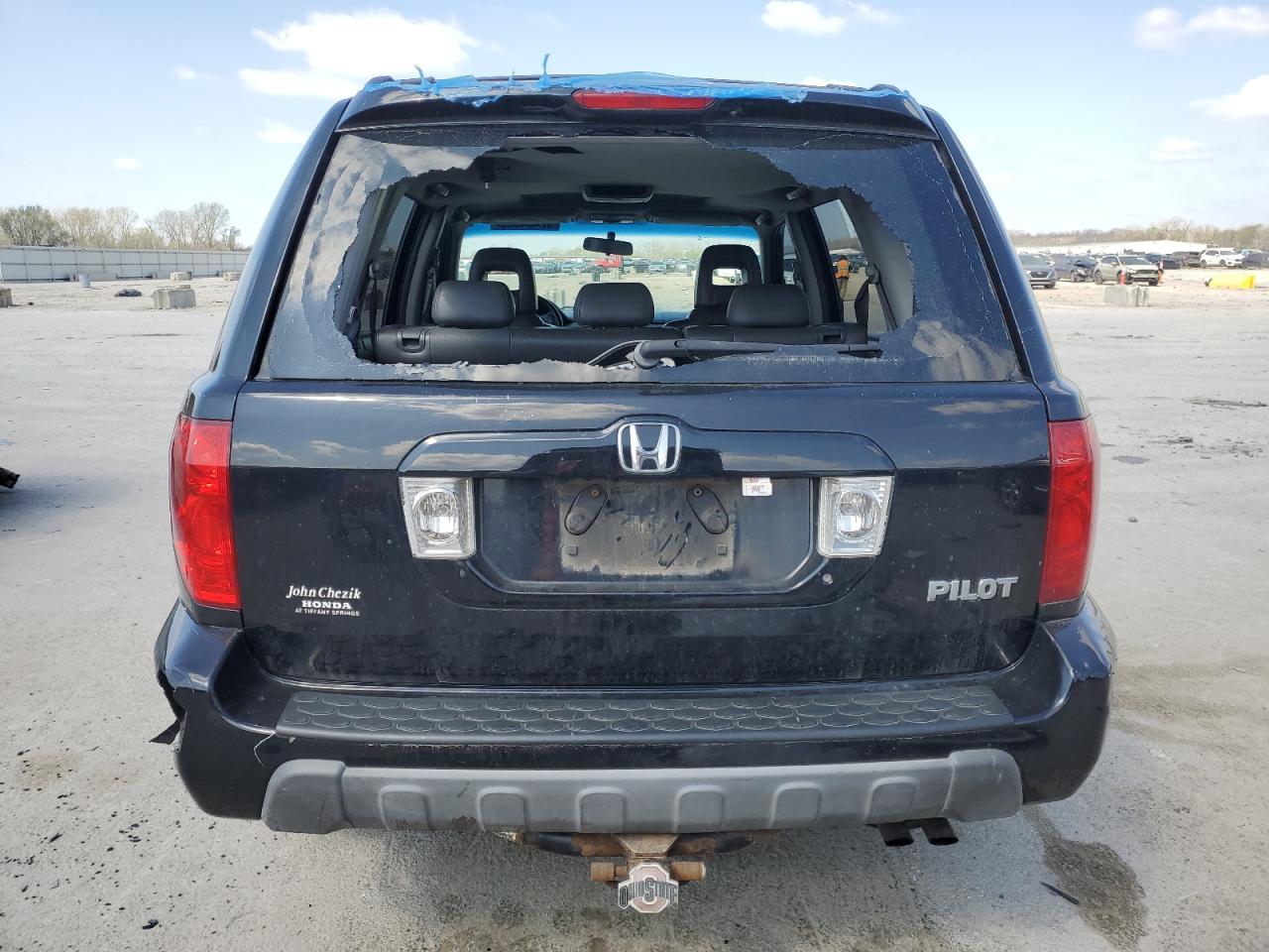 2005 Honda Pilot Exl VIN: 5FNYF18635B001295 Lot: 52434555