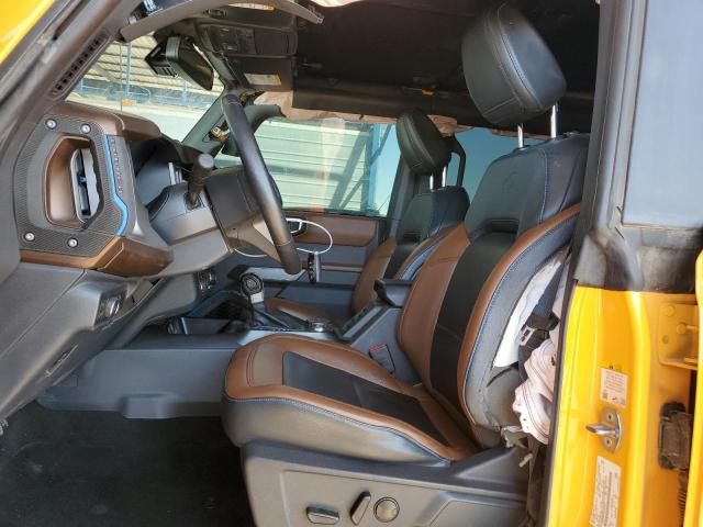  FORD BRONCO 2022 Yellow
