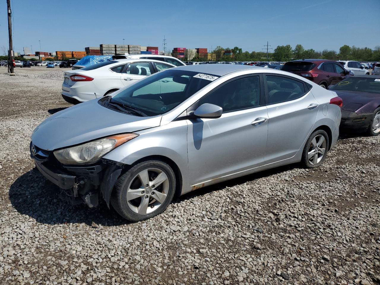 2011 Hyundai Elantra Gls на продаже в Columbus, OH - Water/Flood
