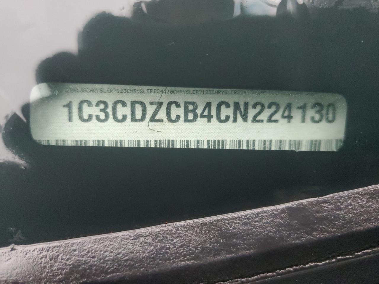 2012 Dodge Avenger Sxt VIN: 1C3CDZCB4CN224130 Lot: 62983295