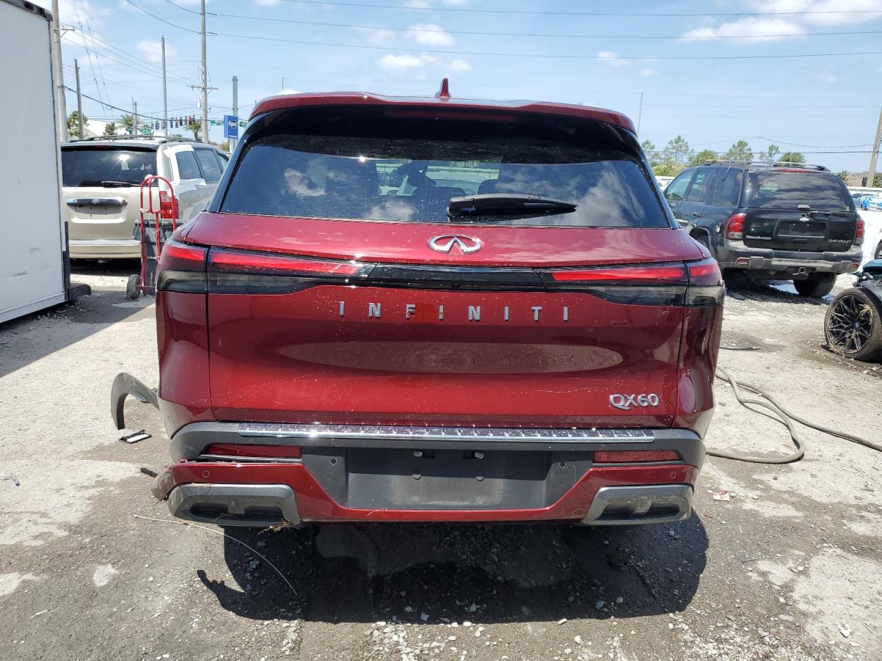 2022 Infiniti Qx60 Luxe VIN: 5N1DL1FR3NC334433 Lot: 54391425
