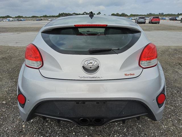 Coupet HYUNDAI VELOSTER 2014 Srebrny