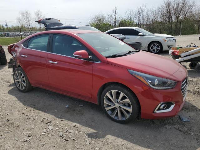  HYUNDAI ACCENT 2022 Красный